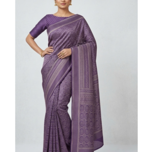 Women's Japan Silk Printed Saree with Unstitched Blouse Piece | Soft Artificial Silk Daily & Casual Wear Saree